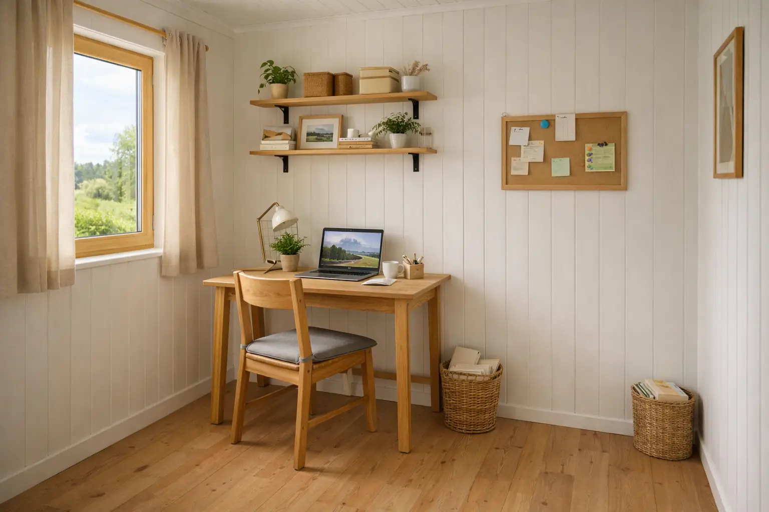 Pracovný kút a úložný priestor